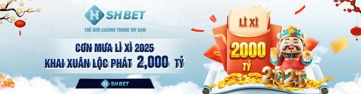 Mưa lì xì khai lộc phát tài cùng shbet.vision